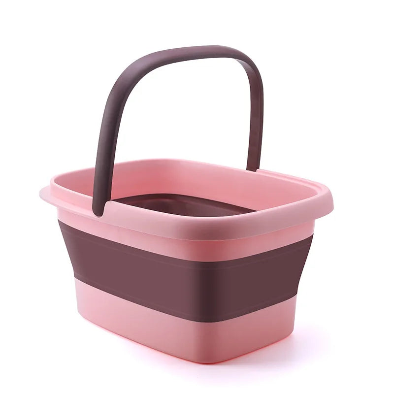 Foldable Footbath Massage Bucket Soaking Bucket Folding Basin Spa Foot Bath Bucket Household Sauna Bathtub Pedicure Bath Bathtub
