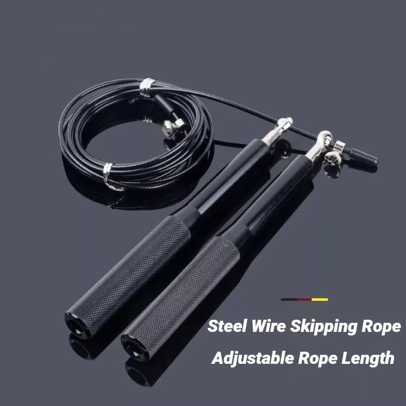 Adjustable Aluminum Handle Wire Rope Skipping  Alloy Genus Sports Fitness Supplies Bearing High Fast Speed Jump