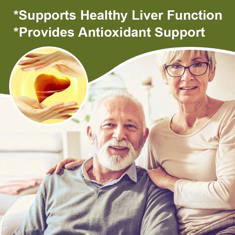 Natural Milk Thistle Supplement - Detoxifying and Cleansing for Men and Women, Liver Health and Supports Liver Function