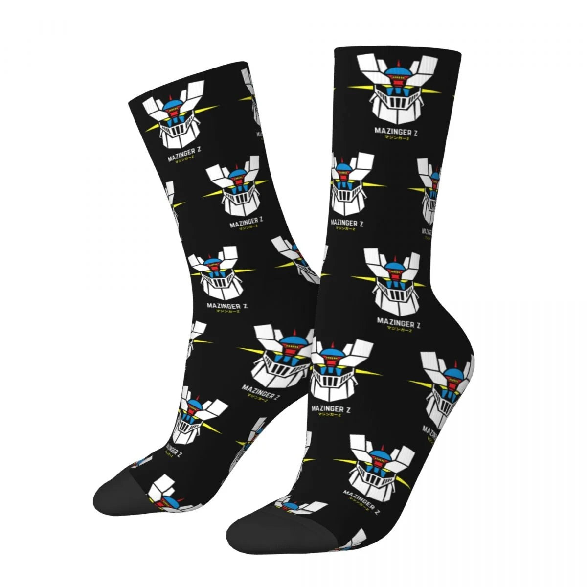 New Male Men Socks Casual Actarus Mazinger Z Manga Sock Robot Goldorak Grendizer Women's Stockings Spring Summer Autumn Winter