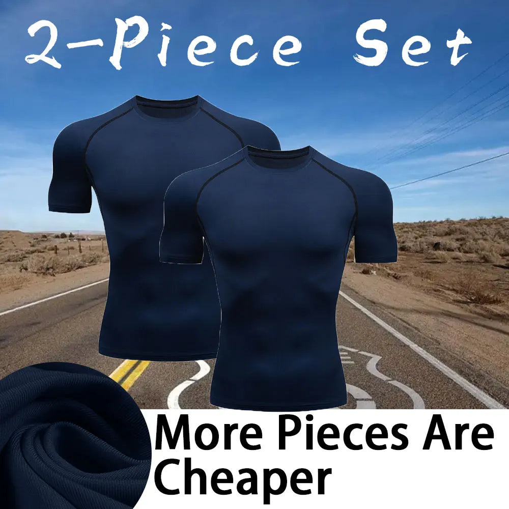 Men's Workout Compression Shirt Turtleneck Long Sleeve Rash Guard Gym Base Layer Athletic Undershirt Gear Sports Shirt