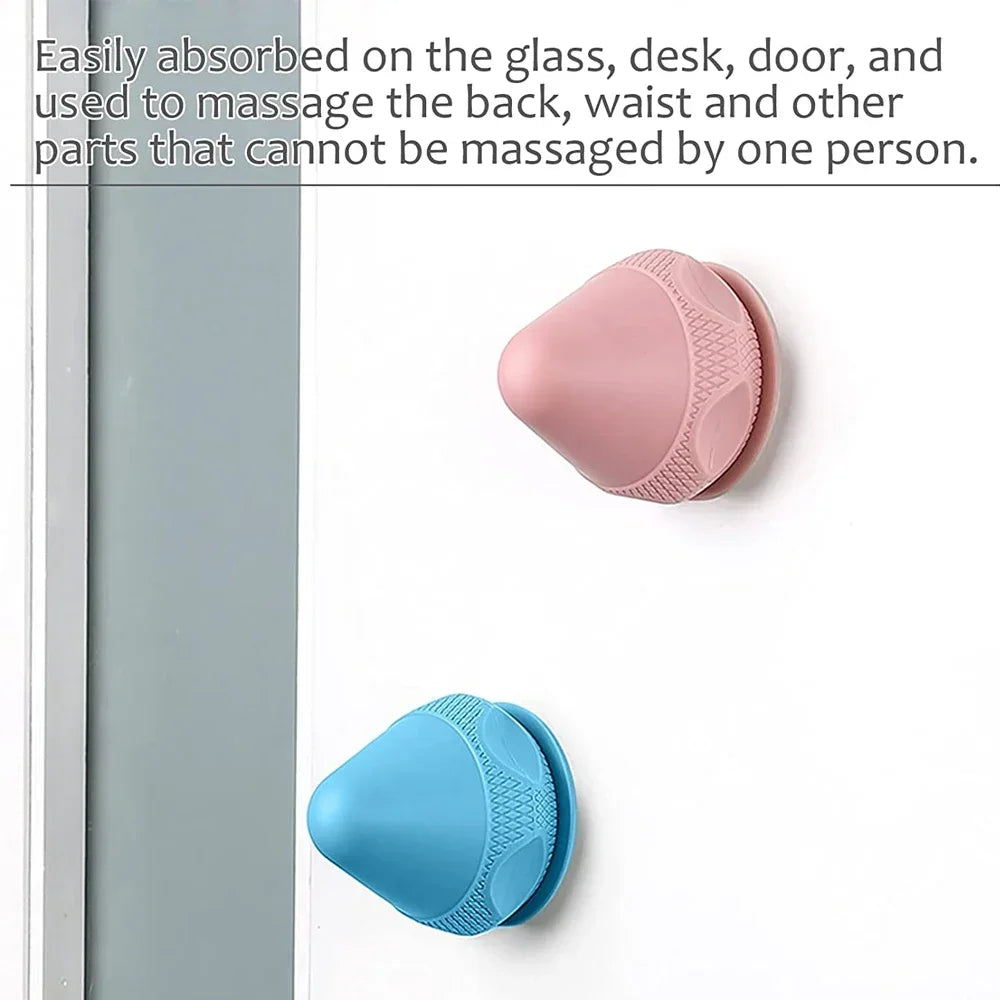 Massage Ball For Muscle Relax Physical Therapy Ball Deep Tissue Massage Yoga Fitness Suction Cup Self Back Neck Foot Massager