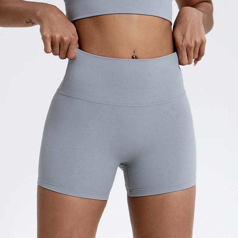 High Waist Sports Shorts Women Push up Gym Leggings Woman Fitness Running Soft Workout Clothing Train Yoga Shorts Quick-drying