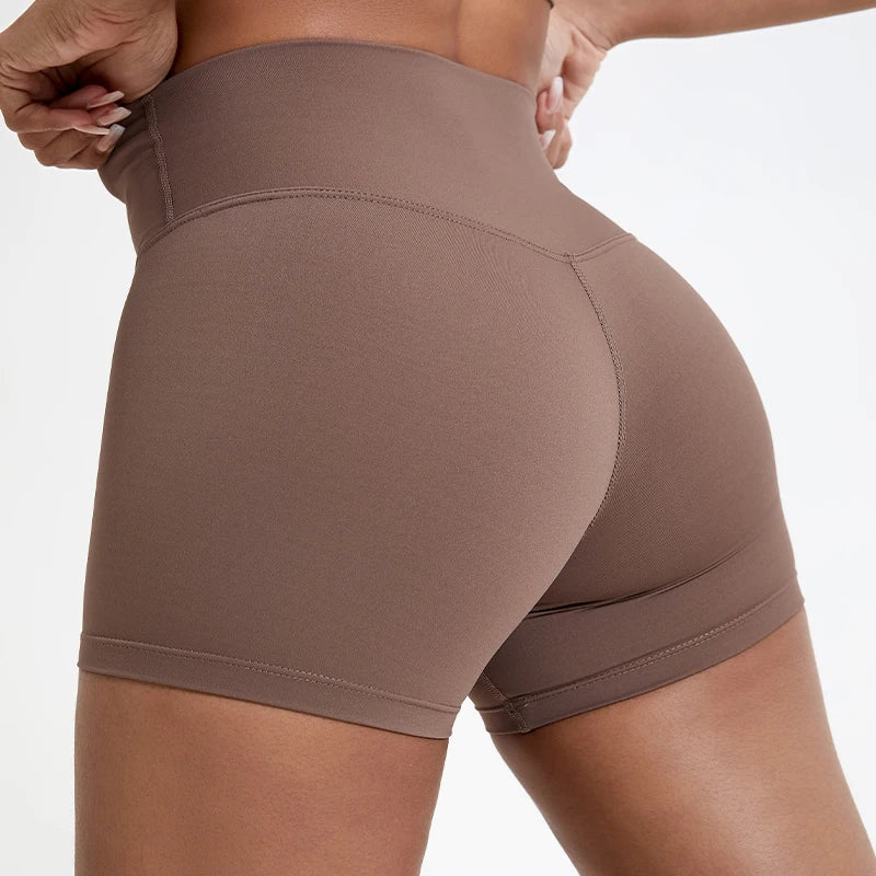 High Waist Sports Shorts Women Push up Gym Leggings Woman Fitness Running Soft Workout Clothing Train Yoga Shorts Quick-drying