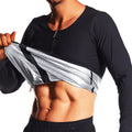 Men's Sauna Suit Shirt - Heat Trapping Sweat Compression Shirt, Shapewear Top, Gym Exercise Versatile Shaper Waist Trainer
