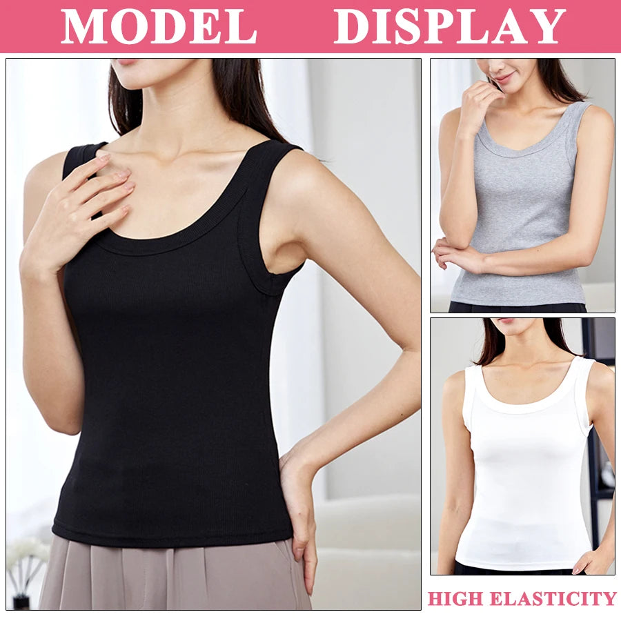 Sexy Tank Tops Women Running Sports Soft Solid Modal Screw Thread High Elasticity Slim Comfortable Vest Top Lady Girls 9 Colors