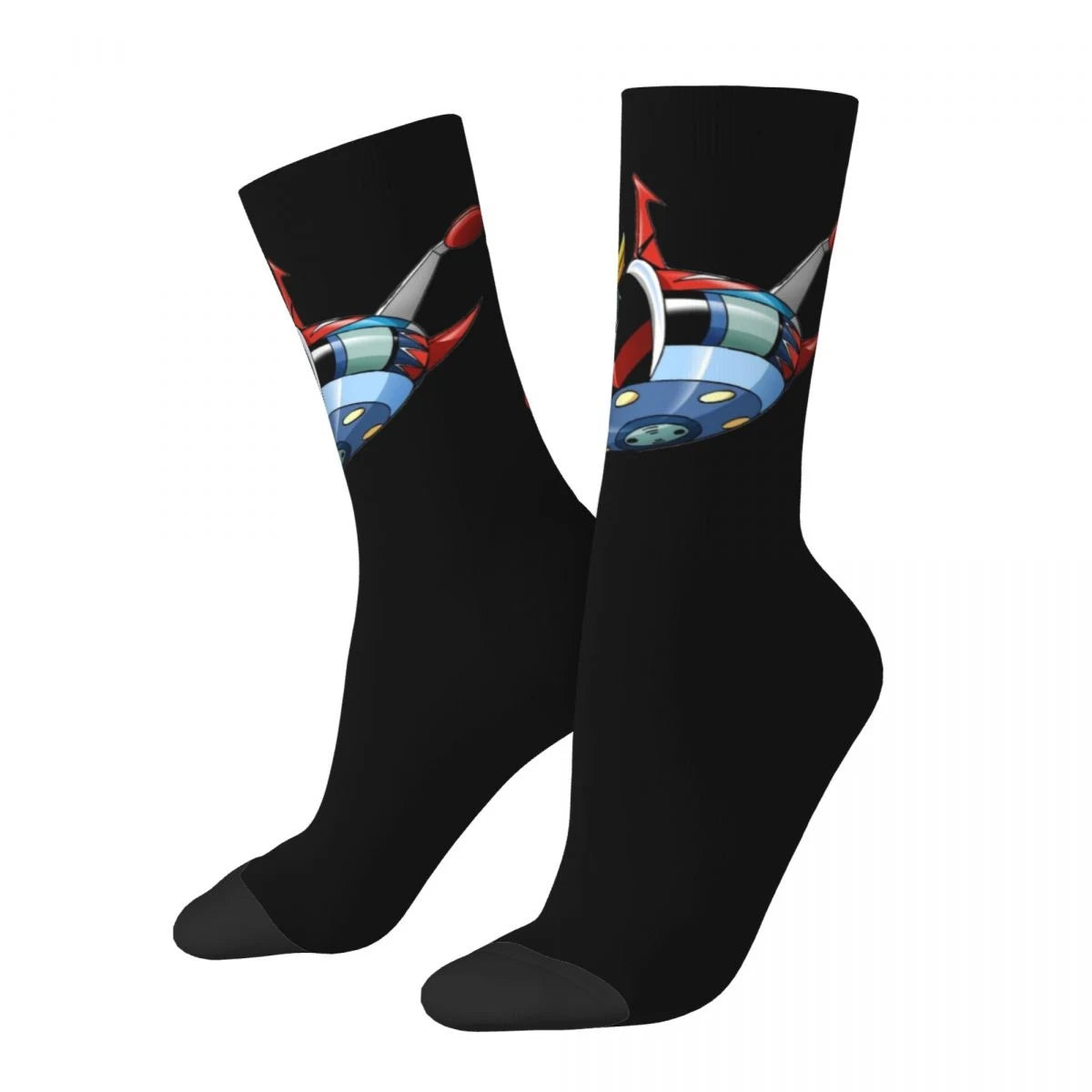 New Male Men Socks Casual Actarus Mazinger Z Manga Sock Robot Goldorak Grendizer Women's Stockings Spring Summer Autumn Winter