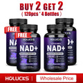 NAD+ Supplement - with Resveratrol, Enhances Cellular Vitality, Cell Repair, Anti-Aging, Antioxidant, Improves Energy, Focus