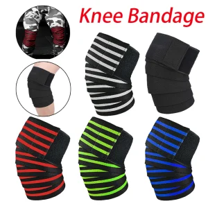 Weight Lifting Leg Knee Compression Training Wraps